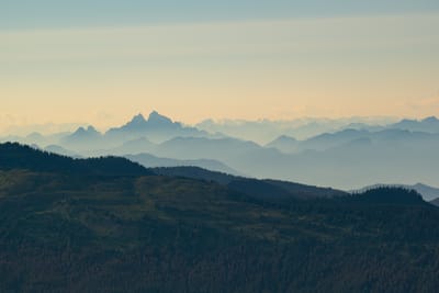 Midday Mountain Views of the Chilliwack River Valley